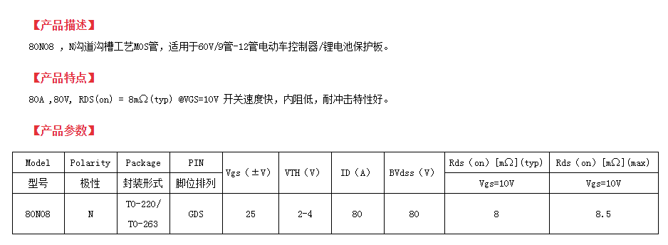 STP75NF75型號(hào)國產(chǎn)mos管